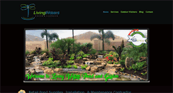 Desktop Screenshot of livingwaterfeatures.com